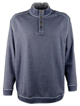 Tommy Bahama Men's Big & Tall Flipfield Snap Mock Reversible Pullover Sweatshirt 3XB